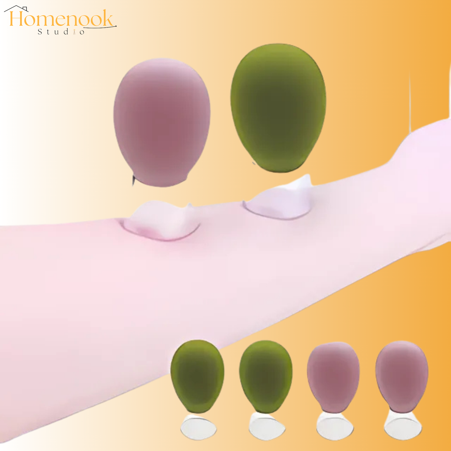 Homenook 4 PCS Glass Facial Cupping Set