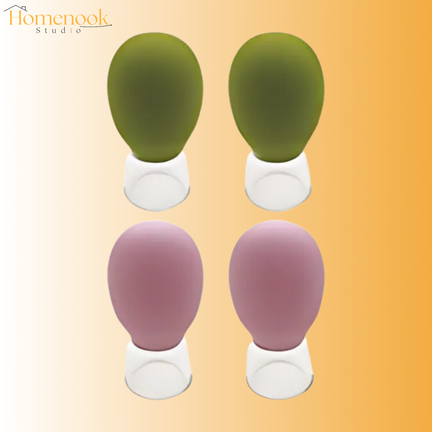 Homenook 4 PCS Glass Facial Cupping Set