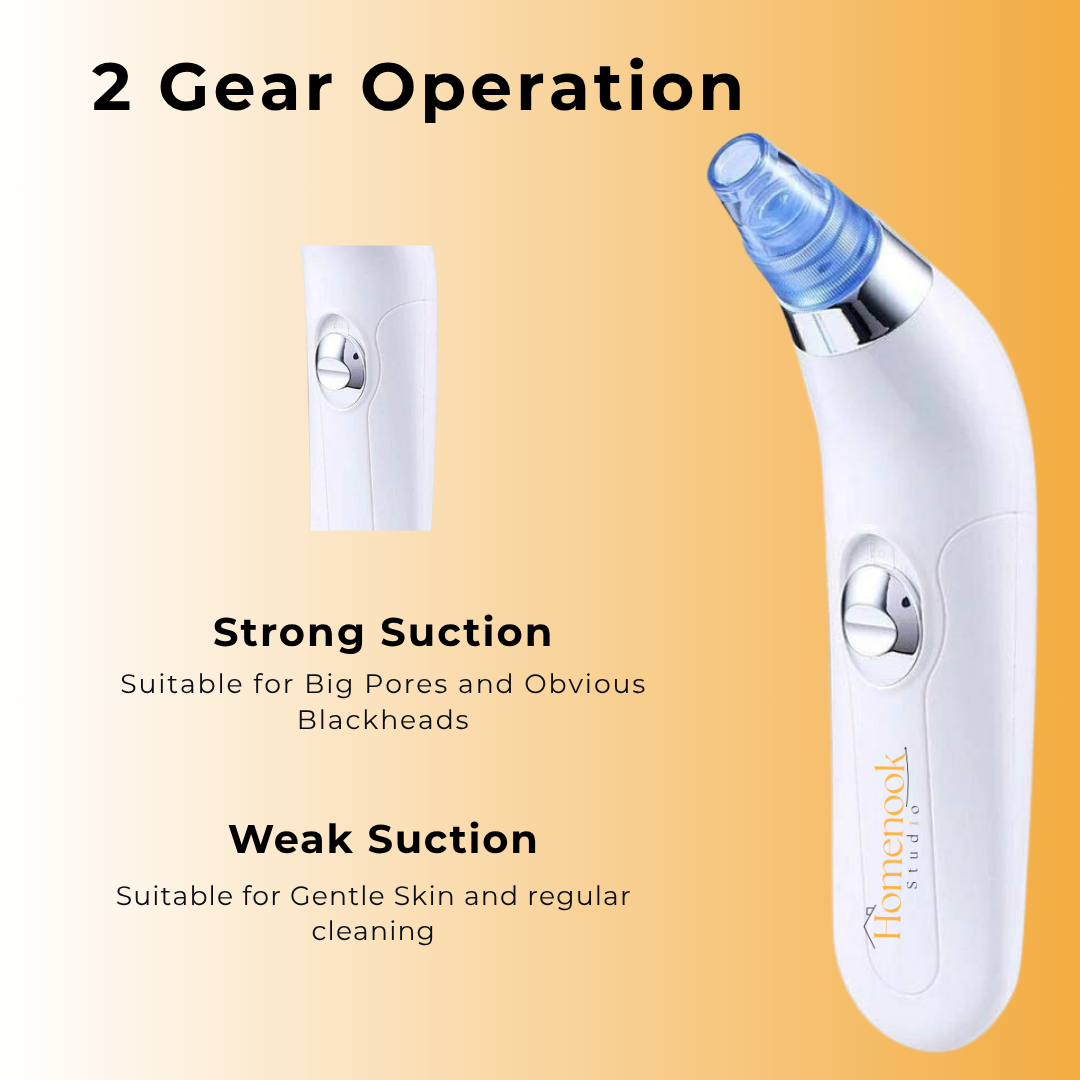 Homenook Rechargeable Electric Blackhead Remover Machine