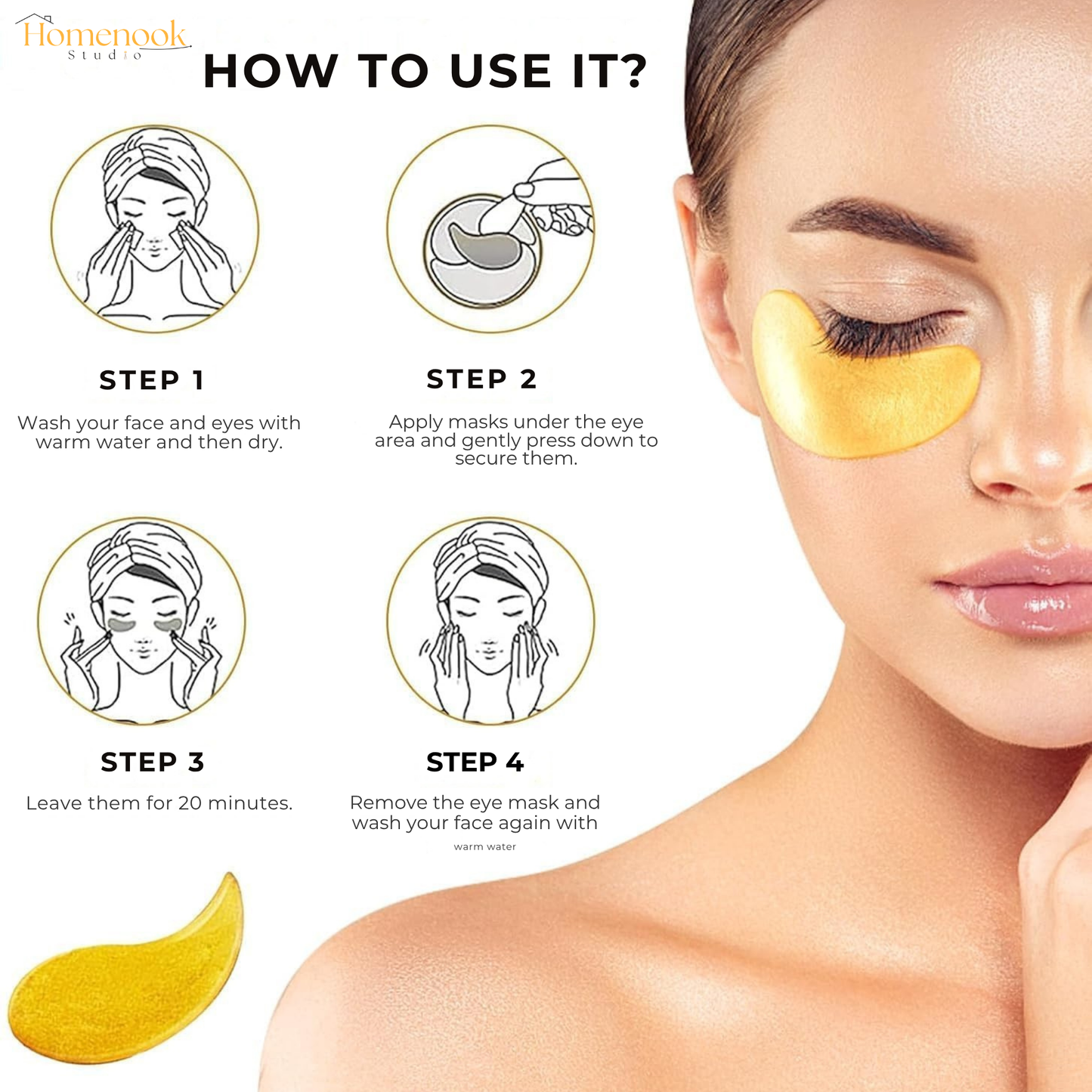 Homenook Under Eye Patches
