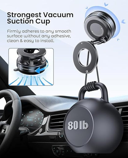 Smart 360° Vaccum Magnetic Phones Holder
