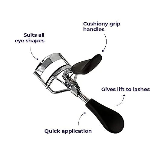HN Sliver And Black Women Eye Lash Curler,